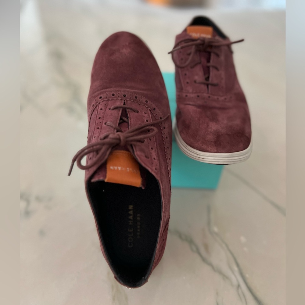 Cole Haan Zero Ground wingtip Oxford Shoes sz 7.5 - Picture 5 of 16
